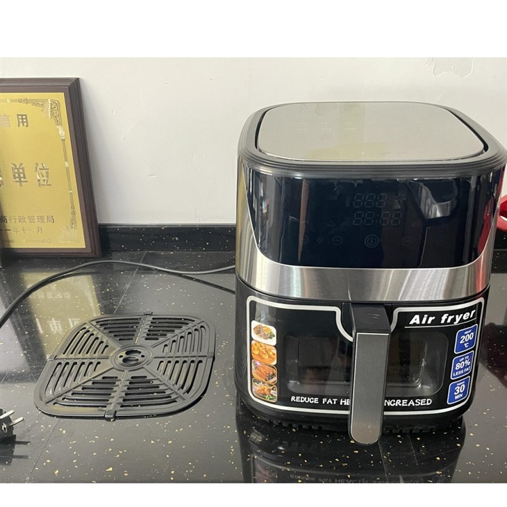 Digital Display Stainless Steel 10L Air Fryer Deep Electric For Home Cooking Oil Free Electric Deep Air Fryer